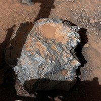 NASA rovers uz Marsa atrod skaistu dzelzs meteorītu