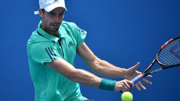 Teniss, Australian Open: Ernests Gulbis - Žeremī Šardī