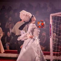 Foto: Gadsimta futbols – 'Vecais Rīgas Laiks' pret Jauno Rīgas teātri