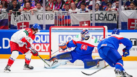 Hokeja, pasaules čempionāts: Čehija - Slovākija