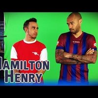 Video: Pāris stundas pēc Spānijas 'Grand Prix' Hamiltons uzspēlē futbolu ar 'Arsenal' zvaigznēm