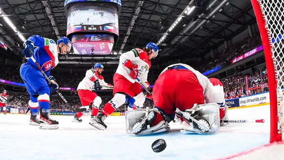 Hokeja, pasaules čempionāts: Čehija - Slovākija