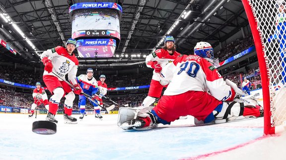 Hokeja, pasaules čempionāts: Čehija - Slovākija