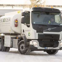 'Eko Osta' autoparku papildinājusi ar specializētu auto eļļu savākšanai