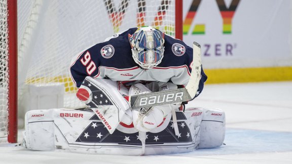 Elvis Merzļikins, hokejs, NHL, Blue Jackets