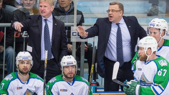 Salavat Yulayev s head coach Igor Zakharkin