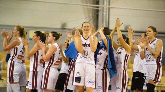 Latvijas basketbolistes pārbaudes mačā sagrauj Ukrainu  - 20