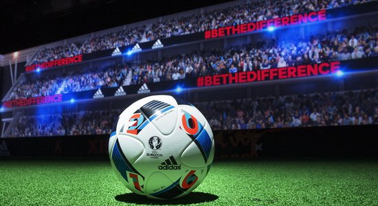 'adidas' izrāda EURO 2016 oficiālo bumbu 'Beau Jeu'