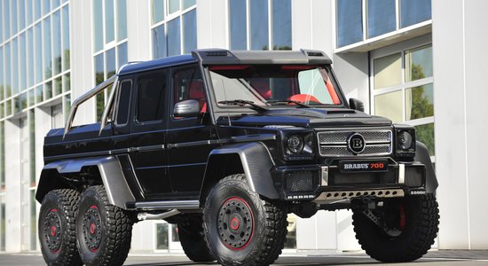 'Brabus' sešriteņu G-klase ar 700 ZS