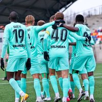 'Valmieras' futbolisti pārbaudes spēlē uzvar 'Daugavpils' komandu
