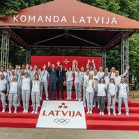 Foto: Prezentēta Latvijas olimpiskā komanda 'Tokija 2020'