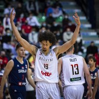 Beļģijas basketbola izlasei spēlēs ar Latviju nepalīdzēs pamatcentrs Bako