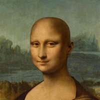 Kā izskatītos ar vēzi slima plikgalvaina Mona Liza