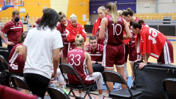 Basketbols,EČ kvalifikācija basketbolā sievietēm: Latvija - Horvātija - 16