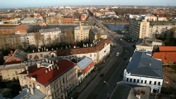 Liepāja no putna lidojuma. Foto: AFI