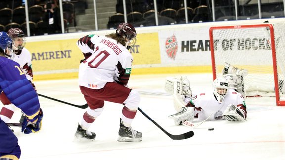 Hokejs, pasaules čempionāts U-18 izlasēm: Latvija - Zviedrija