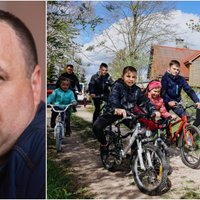 10 bērnu tētis ukrainis Dobelē: paši badā nemirsim, vēl citiem palīdzēsim