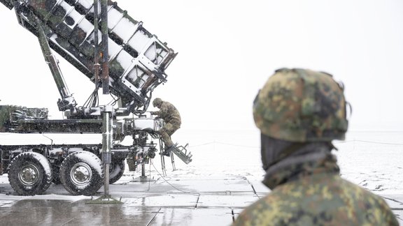 Bundeswehr protects piece of NATO's eastern flank