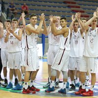 Latvijas U-20 basketbolisti pēdējā ceturtdaļā salauž beļģus un sasniedz EČ ceturtdaļfinālu