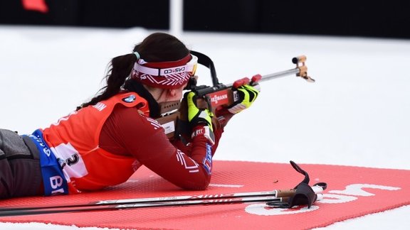 Biatlons: Pasaules čempionāts sievietēm, sprints - 12