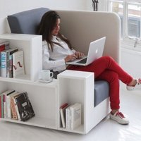 'OpenBook' - īpašs lasāmkrēsls tiem, kas mīl grāmatas
