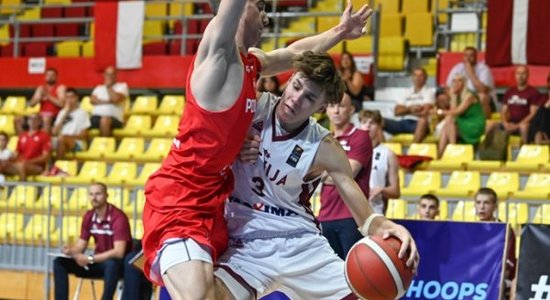 Latvijas U-16 basketbolisti Eiropas čempionāta pirmajā mačā piedzīvo neveiksmi