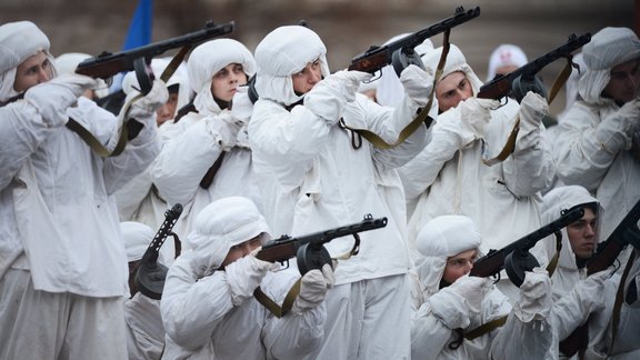 Military Parade Moscow. Russia World War II Historical Parade