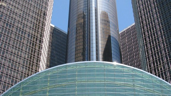 General Motors Renaissance Center, Copyright by Dan Macy