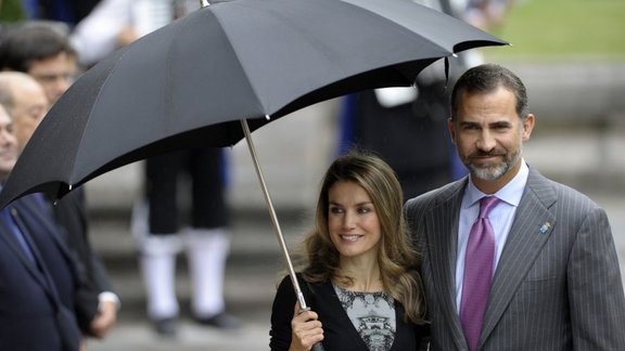 Prince Felipe and Princess Letizia