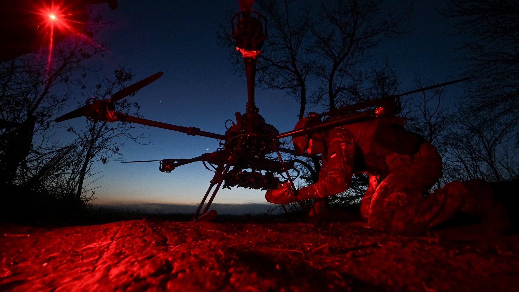 Ukrainian drones strike infrastructure in Kerch, Crimea