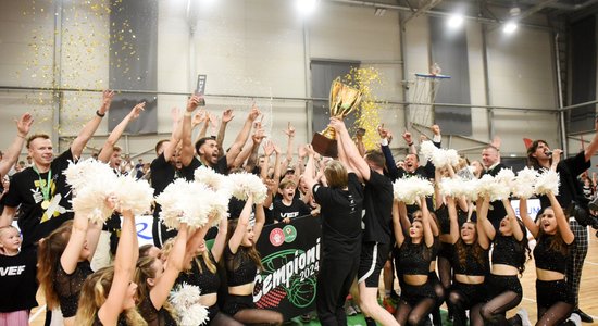 "VEF Rīga" kļūst par Latvijas čempionu tituliem bagātāko klubu