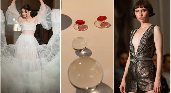 RFW piektā diena: romantiskas kāzu kleitas un sarkanā stikla rotaslietas