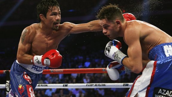 Manny Pacquiao and Chris Algieri