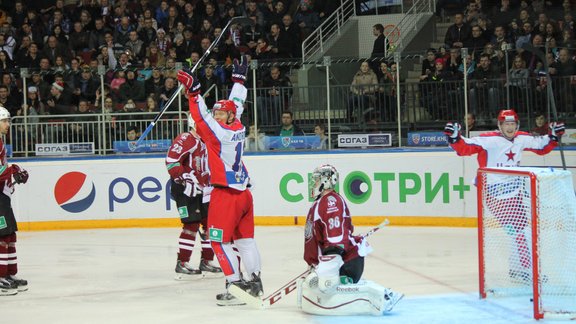 KHL spēle hokejā: Rīgas Dinamo - Maskavas CSKA - 44