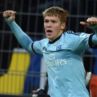 Rudņevs palīdz HSV komandai uzvarēt Menhengladbahas 'Borussia'