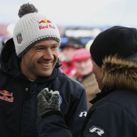 Zviedrijas WRC rallija testa ātrumposmā uzvar Ožjērs