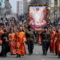 Фоторепортаж: как празднуют Пасху в России