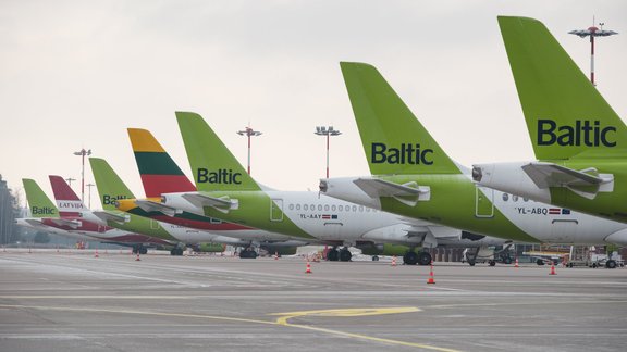 "airBaltic" pamatkapitāls samazināts par 571 miljonu eiro