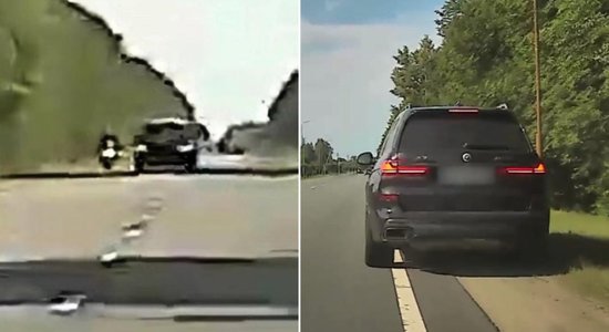 BMW vadītājs apdzen motociklu ar 181 km/h un saņem bargu sodu