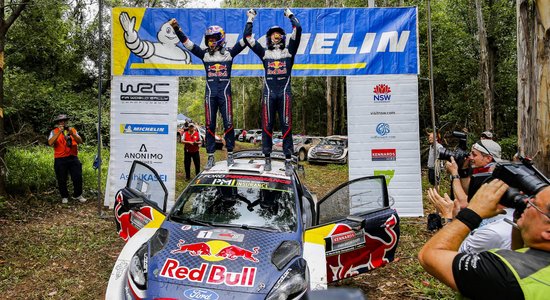 Ožjērs sesto gadu pēc kārtas kļūst par WRC čempionu