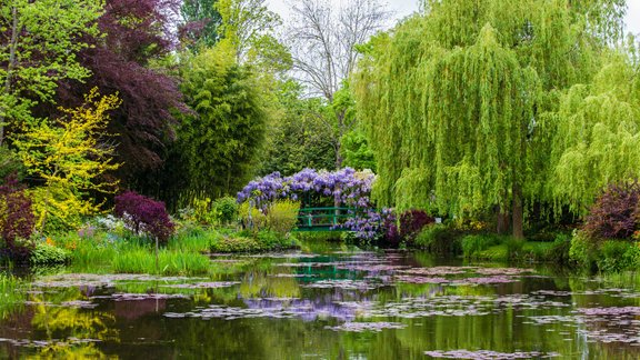 Kloda Monē dārzs Živernī, Monē dārzs, Giverny Monet's Garden