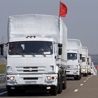 Российский гуманитарный караван обнаружили в 20 км от границы с Украиной
