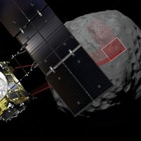 Japānas zonde 'Hayabusa2' radījusi krāteri asteroīdā