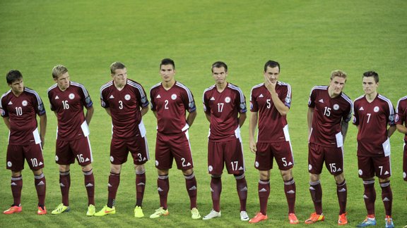  Latvijas futbola izlase uzvar Armēniju - 1