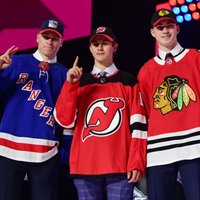 'Devils' NHL draftā ar pirmo numuru izvēlas Hjūzu; Kako nonāk 'Rangers' paspārnē
