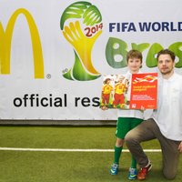 Latviju Pasaules kausā futbolā pārstāvēs astoņus gadus vecais Linards Lazdāns