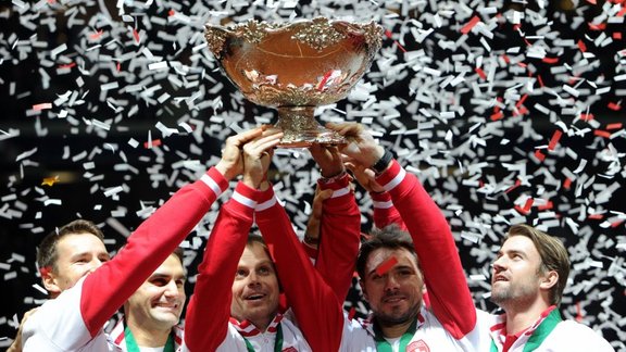 swiss davis cup federer wawrinka