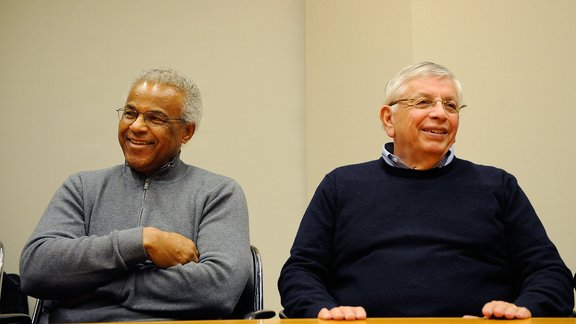 Billy Hunter and David Stern