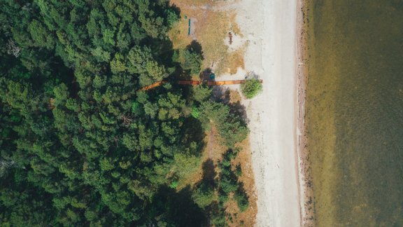 Pasargāt ciematus no kāpu staigāšanas. Piejūras meži
