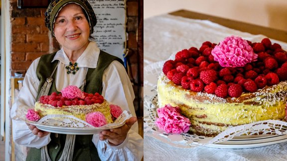 Andrejmuiža, Valentīna Pozņaka, lauku torte, torte